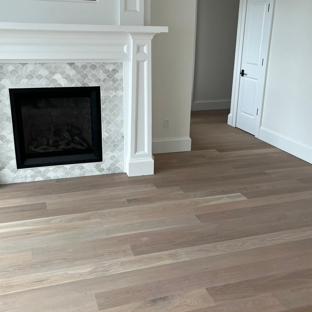 Interior with wood floor