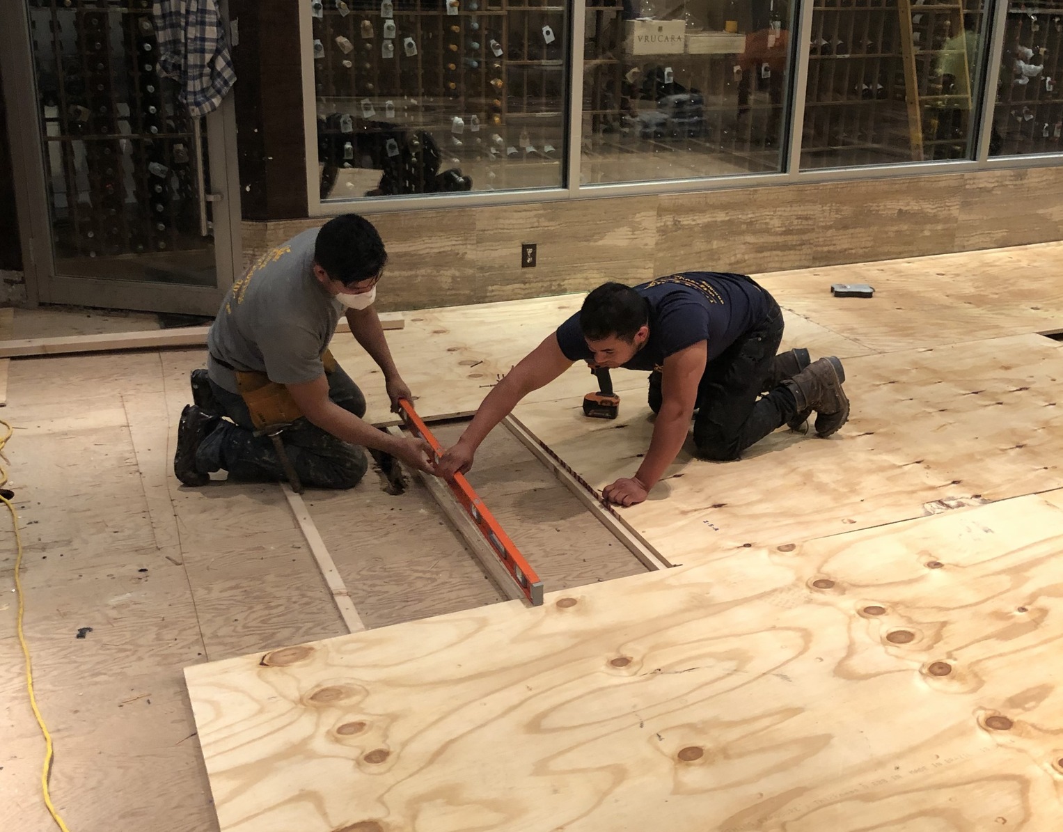 Installing wood floor